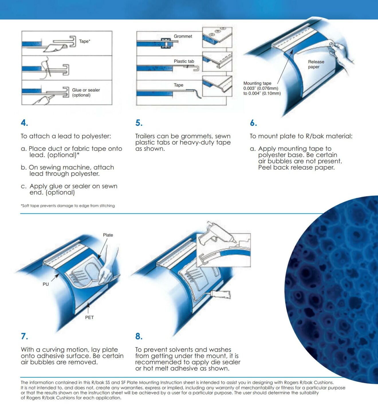 R bak SF Cushion Mounting Materials Flexographic Plate Cushion 